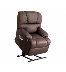 Poltrona de Massagens Elevatória Deluxe (Cor Castanho)