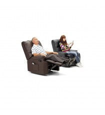 Cadeirão Poltrona de Massagens Prestige (Cor Castanho) - Reclinação Manual