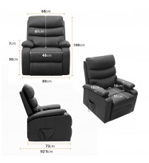 Cadeirão de Massagens Relax Reclinável